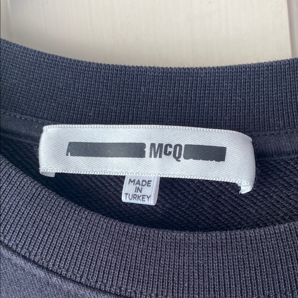 Men's Black Crewneck Sweater with Bird Design - Picture 2 of 3